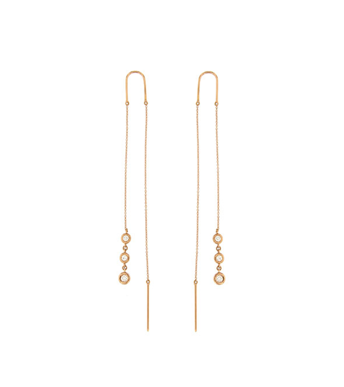 Diamond Chain Earrings By Mentis Collection
